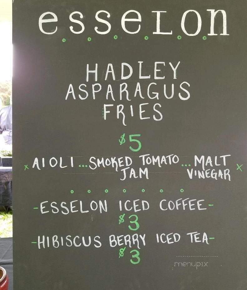 Esselon Cafe - Hadley, MA menu_pic