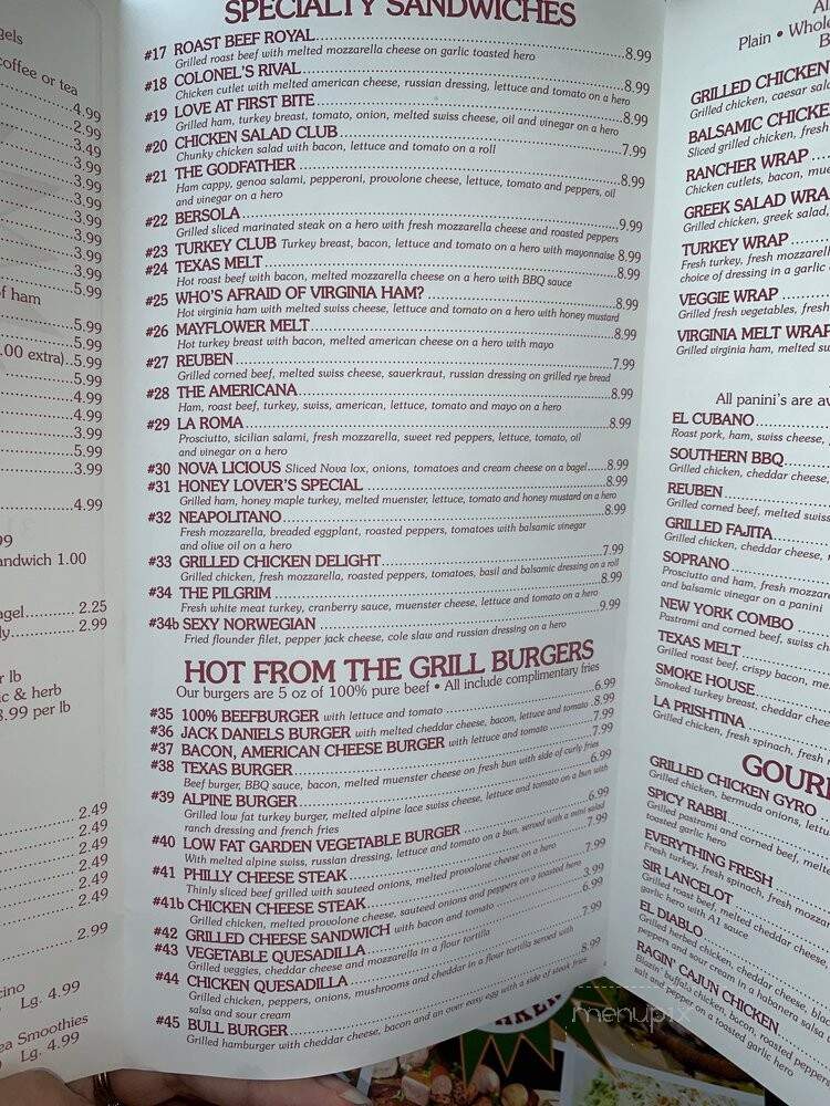 Turnpike Bagels Deli & Bakery - Levittown, NY menu_pic