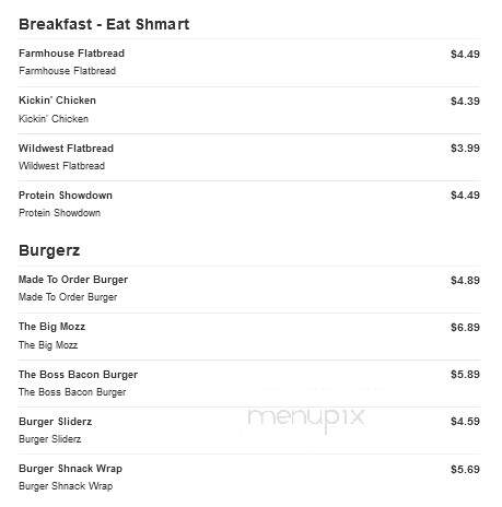 Sheetz - Forest, VA menu_pic