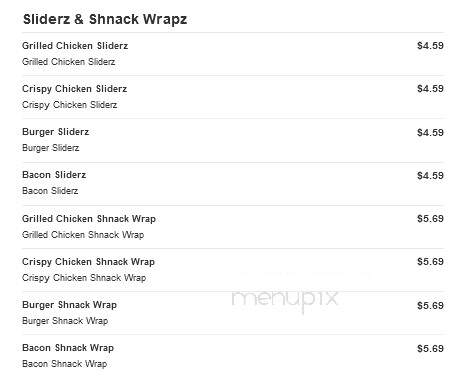 Sheetz - Forest, VA menu_pic