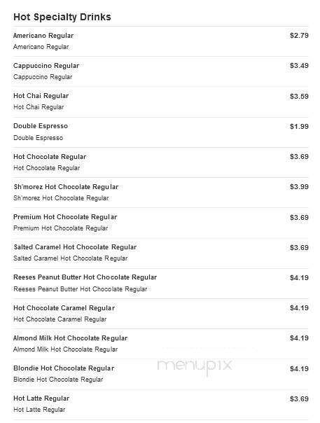 Sheetz - Forest, VA menu_pic