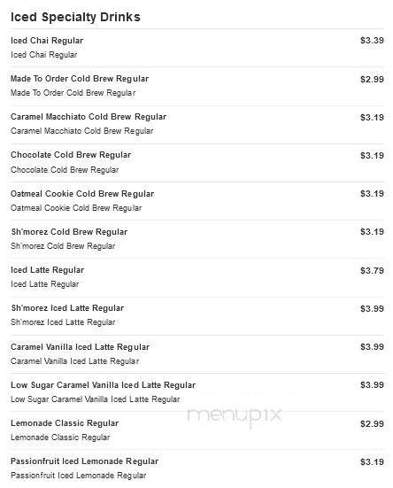Sheetz - Forest, VA menu_pic