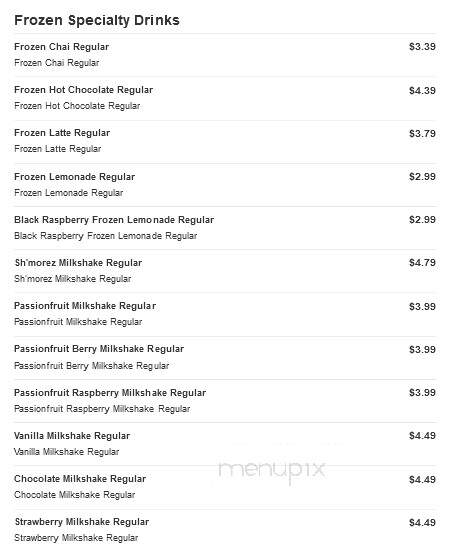 Sheetz - Forest, VA menu_pic