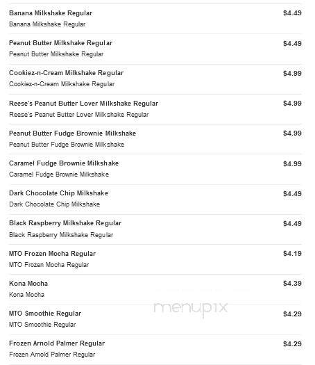 Sheetz - Forest, VA menu_pic