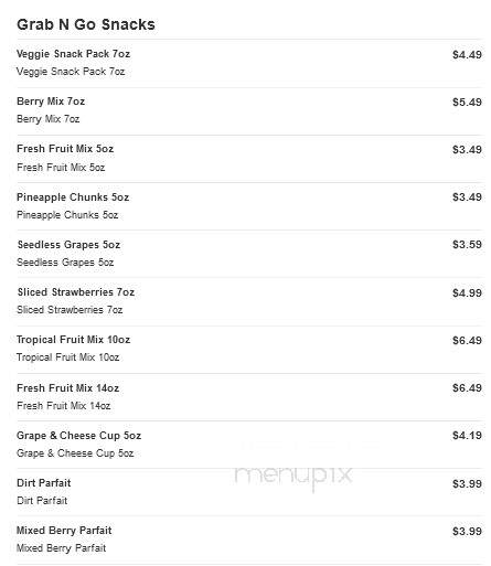 Sheetz - Forest, VA menu_pic