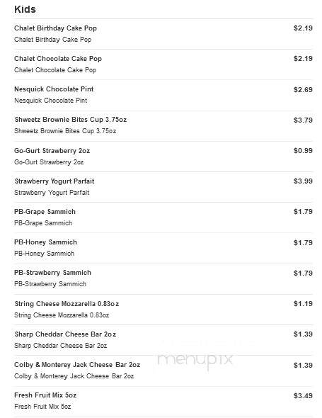 Sheetz - Forest, VA menu_pic