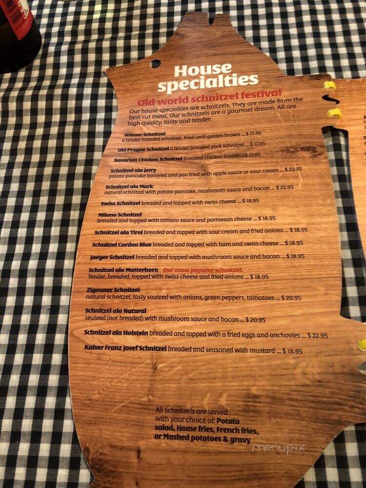 Cafe European - Tampa, FL menu_pic