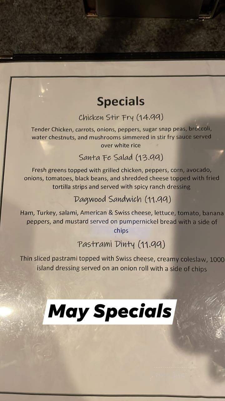Jimmy Dee's Restaurant Lounge - Clinton Township, MI menu_pic