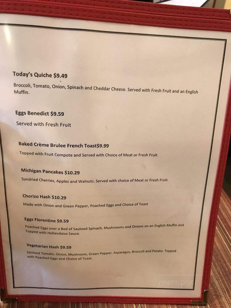 Downtown Cafe - Rochester, MI menu_pic