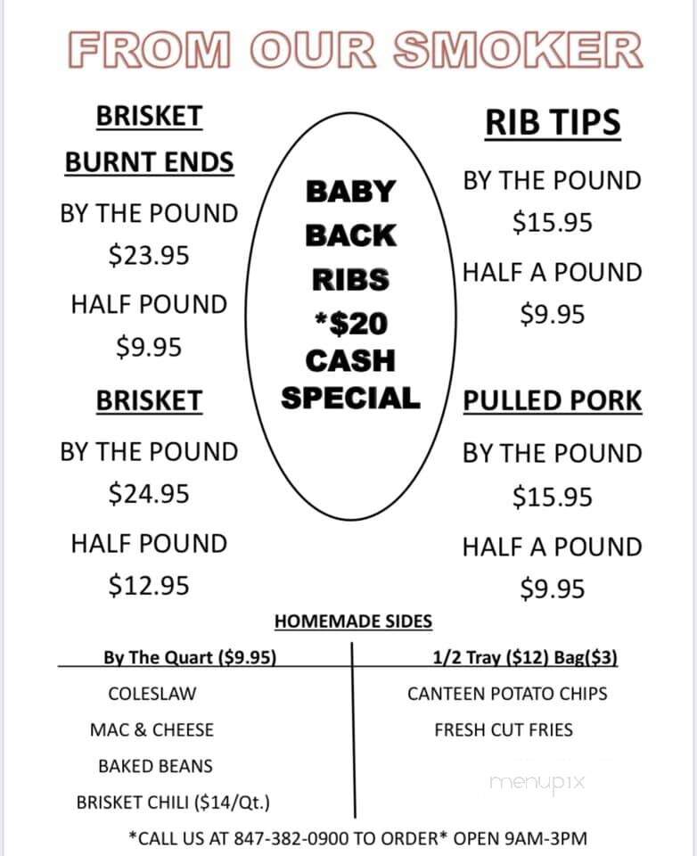 Canteen Restaurant - Barrington, IL menu_pic