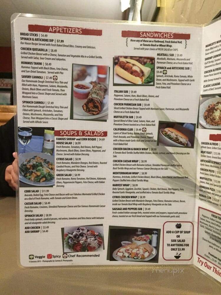 Olive Branch Cafe - Marrero, LA menu_pic