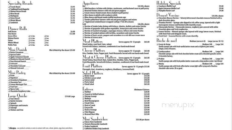 Patrick's Bakery & Cafe - Richfield, MN menu_pic