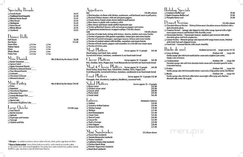 Patrick's Bakery & Cafe - Richfield, MN menu_pic