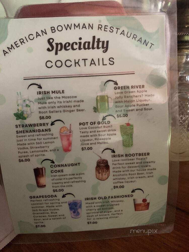America Bowman Keeping Room - Weston, MO menu_pic