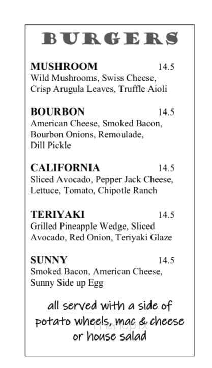 Terra Nova - Sewell, NJ menu_pic