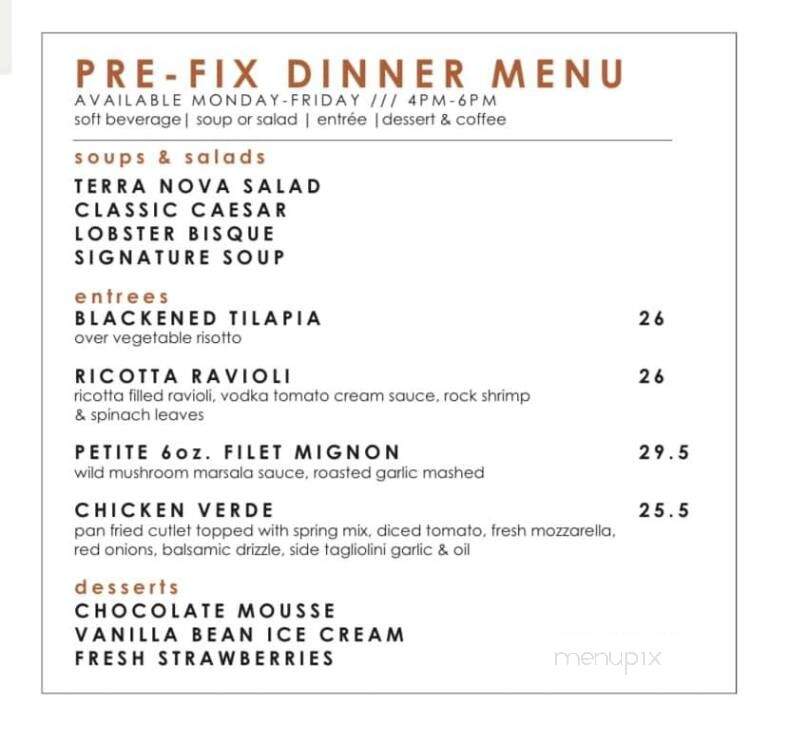 Terra Nova - Sewell, NJ menu_pic