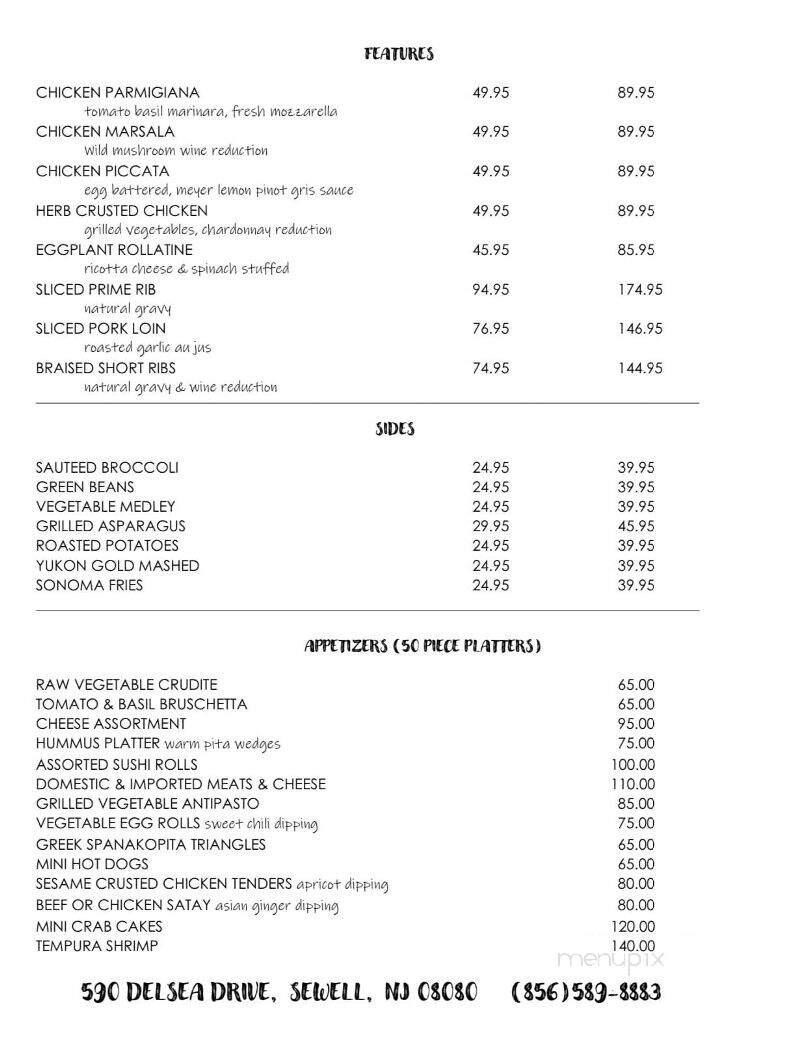 Terra Nova - Sewell, NJ menu_pic