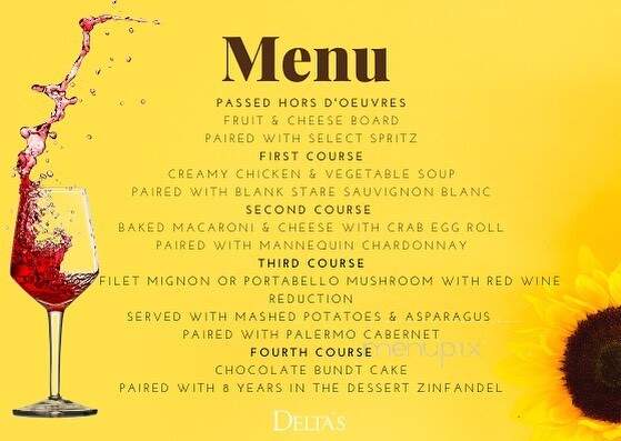 Delta's Restaurant - New Brunswick, NJ menu_pic