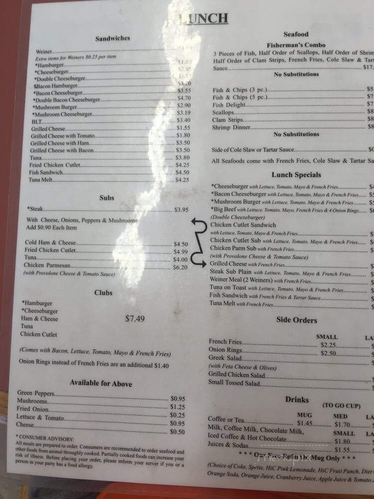 Royal Lunch - Providence, RI menu_pic