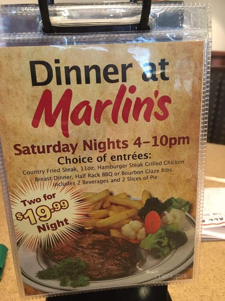 Marlin's Roadhouse Grill - Aberdeen, SD menu_pic