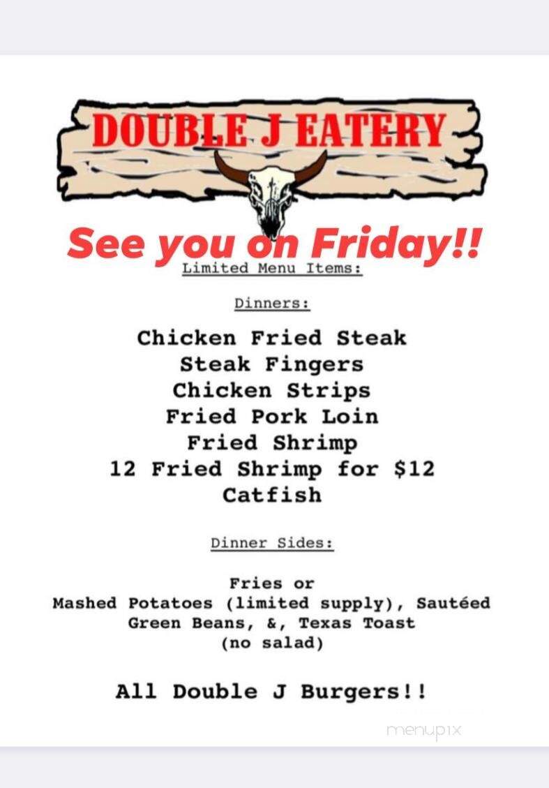 Double J Eatery - Victoria, TX menu_pic
