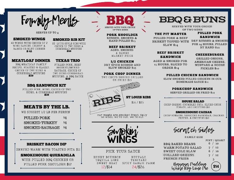 County Grill & Smokehouse - Yorktown, VA menu_pic