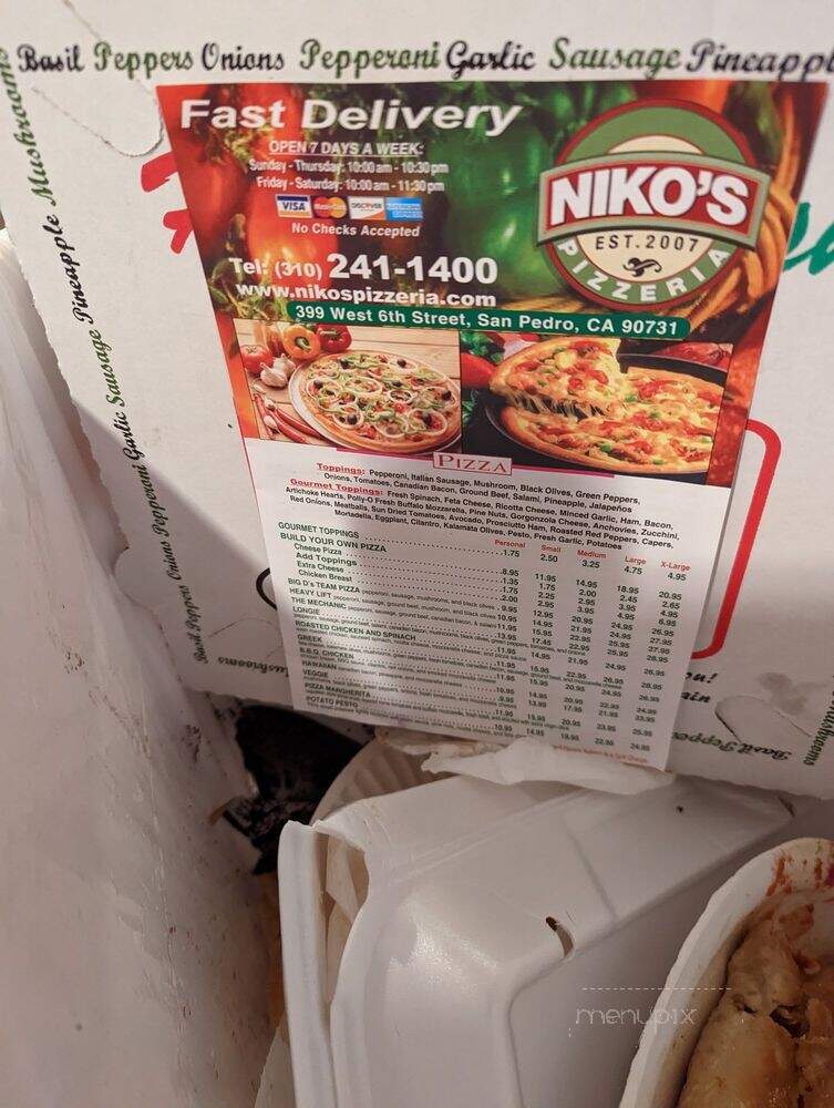 Niko's Pizza - San Pedro, CA