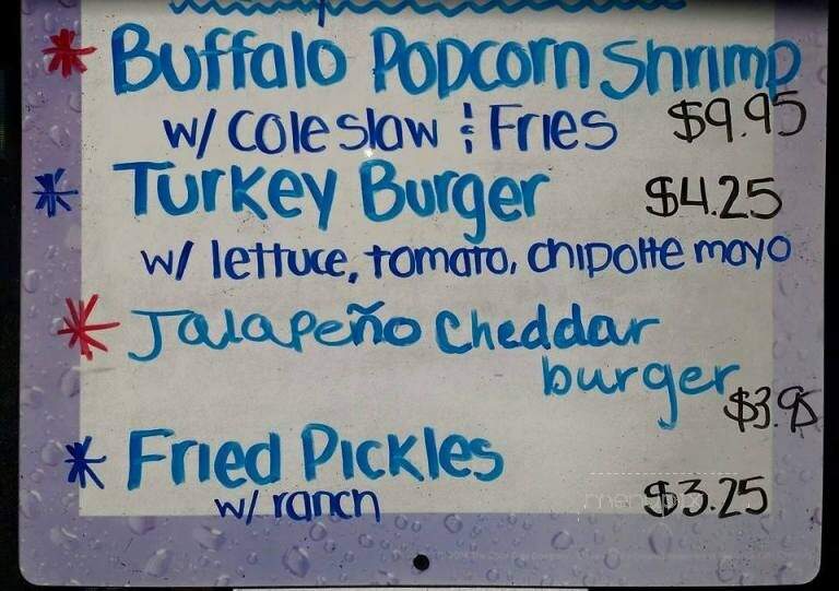 Fred's Shanty Restaurant - New London, CT menu_pic