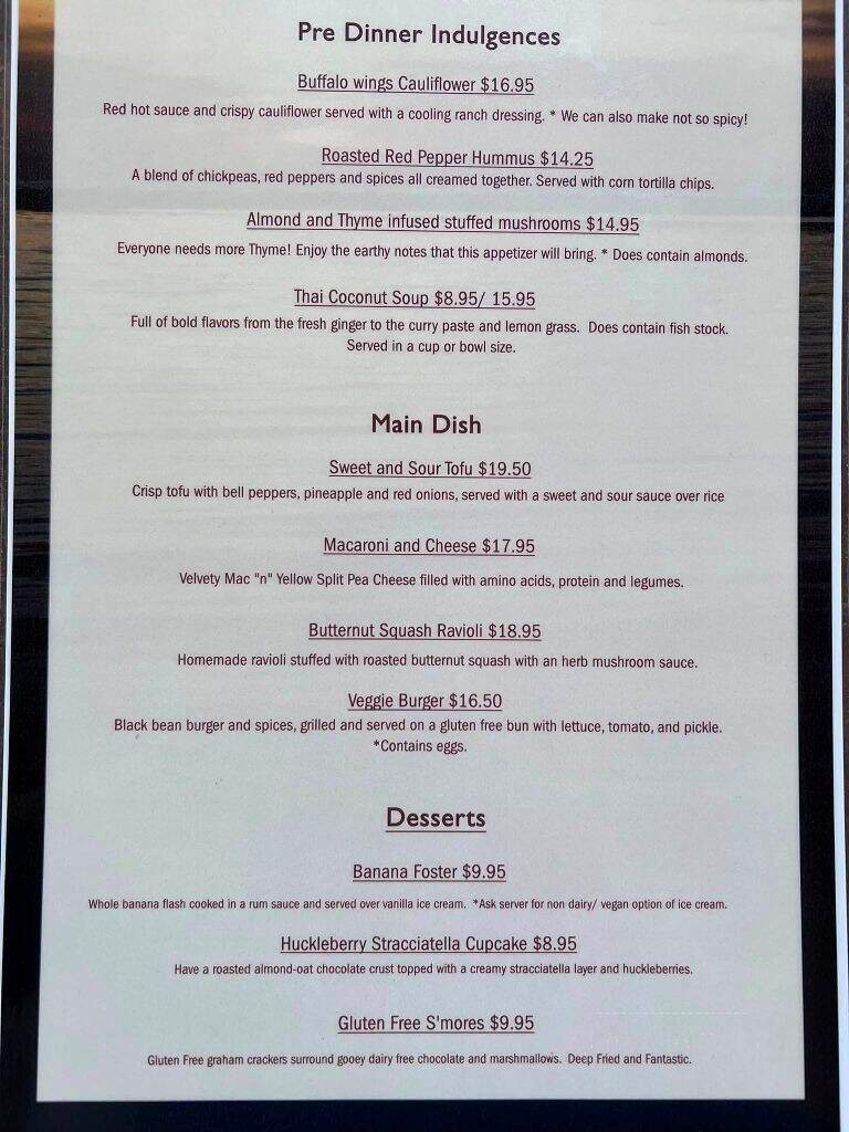 Half Moon Lake Lodge Restaurant - Pinedale, WY menu_pic