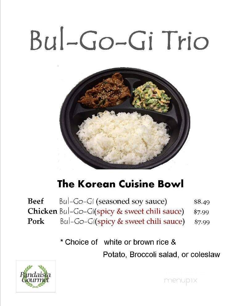 Pandaisia Gourmet - Norfolk, VA menu_pic
