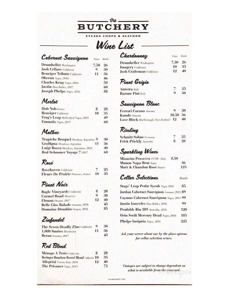 The Butchery- Steaks, Chops & Seafood - Arvada, CO menu_pic