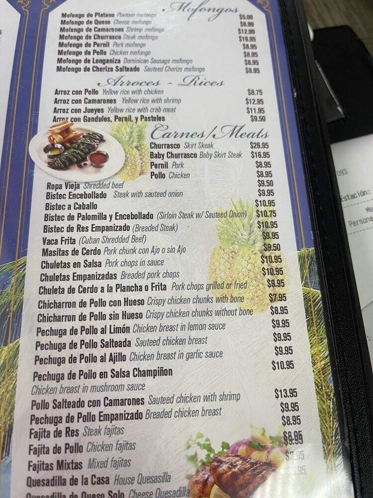 Isla Bonita - West New York, NJ menu_pic