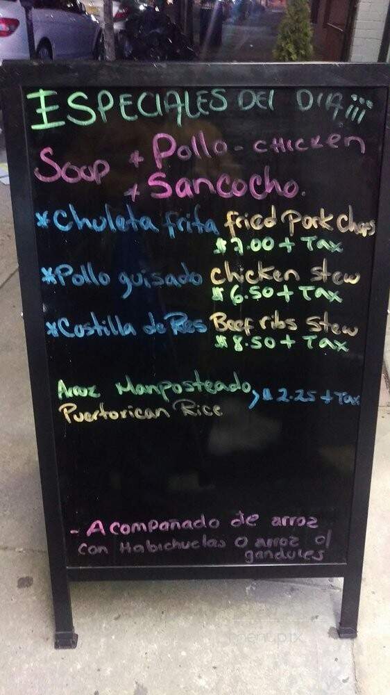 Isla Bonita - West New York, NJ menu_pic