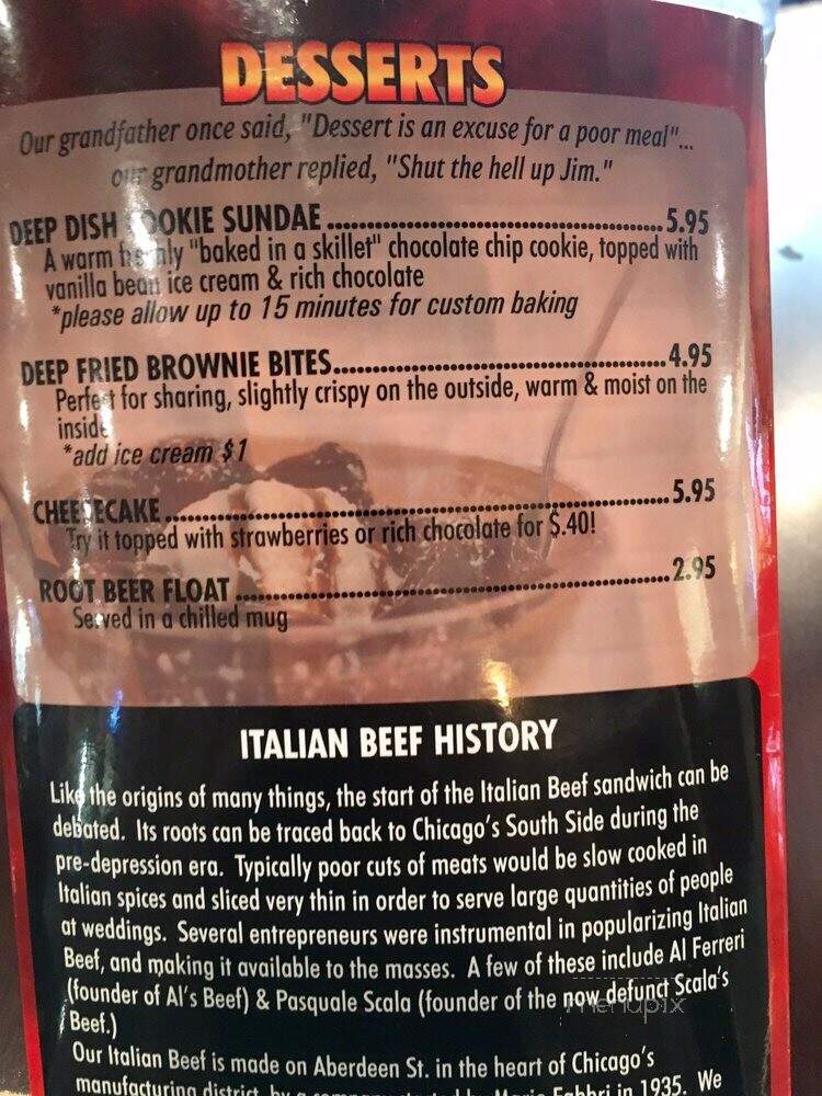 Windy City Pizza - Chesapeake, VA menu_pic