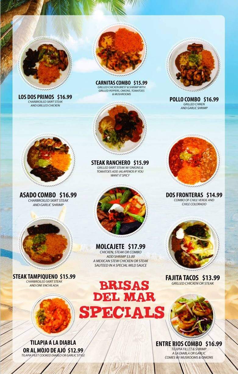 Brisas del Mar Lady Lake - Lady Lake, FL menu_pic