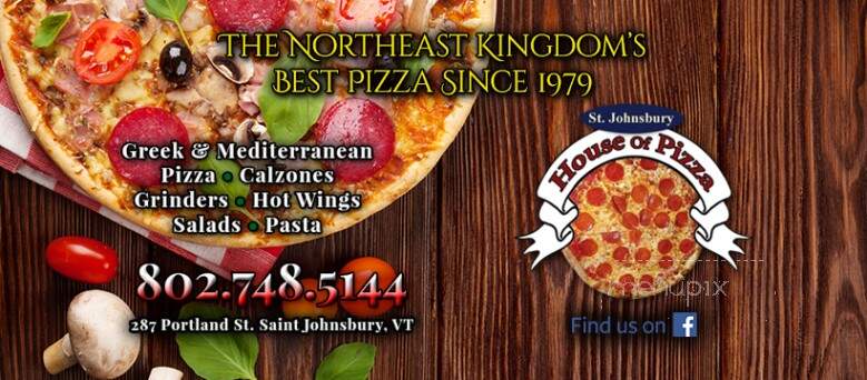 St Johnsbury & Lyndonville House of Pizza - Saint Johnsbury, VT menu_pic