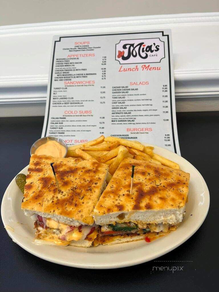 Mia's Cafe - Mays Landing, NJ menu_pic