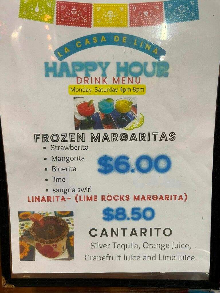 La Casa De Lina - Fort Worth, TX menu_pic