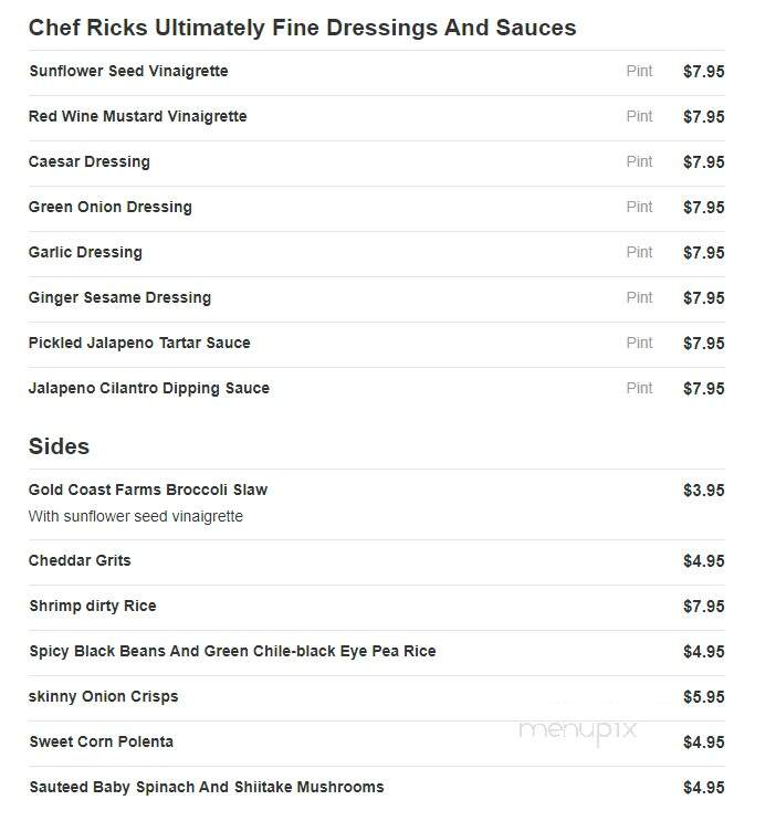 Chef Rick's Ultimately Fine - Santa Maria, CA menu_pic