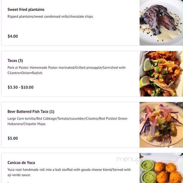 Cilantro & Perejil - Denver, CO menu_pic