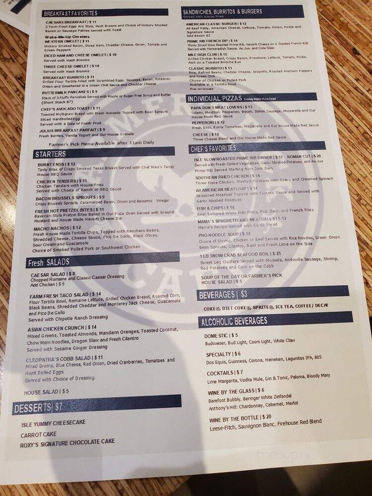 Farmer's Pick Buffet - Black Hawk, CO menu_pic