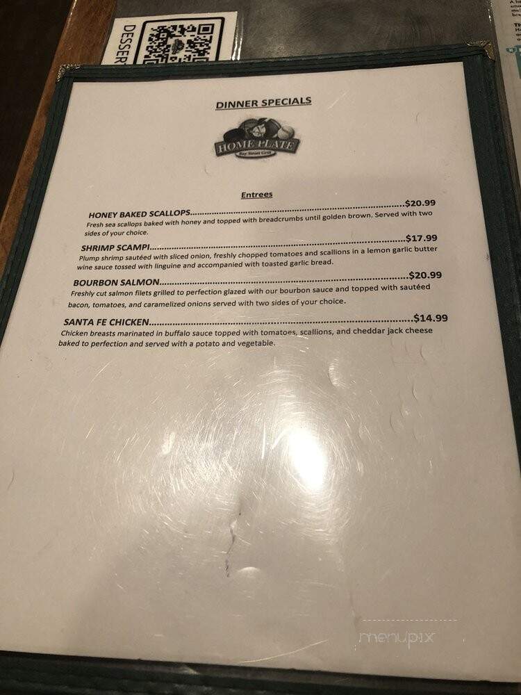 Home Plate - Taunton, MA menu_pic