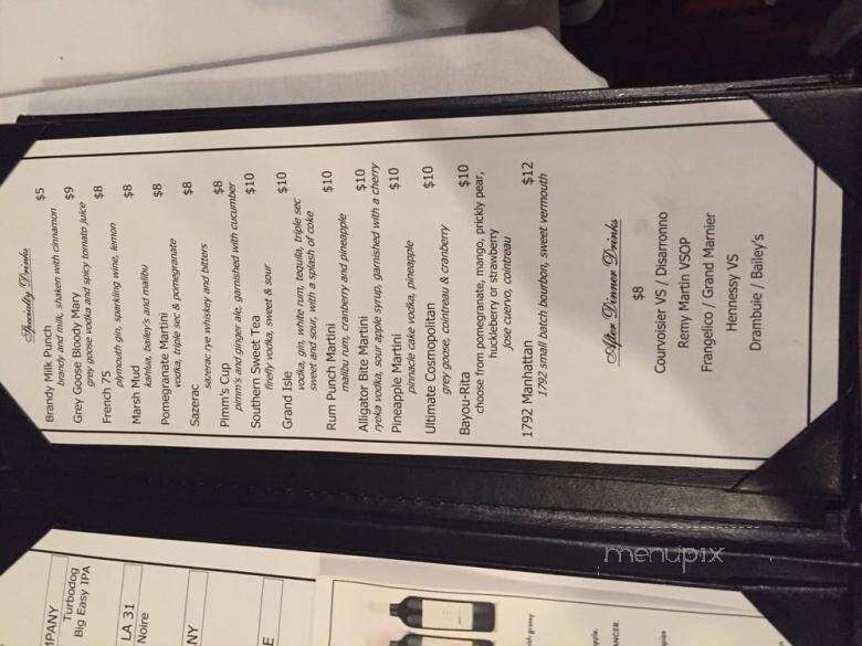 Restaurant Des Families - Marrero, LA menu_pic