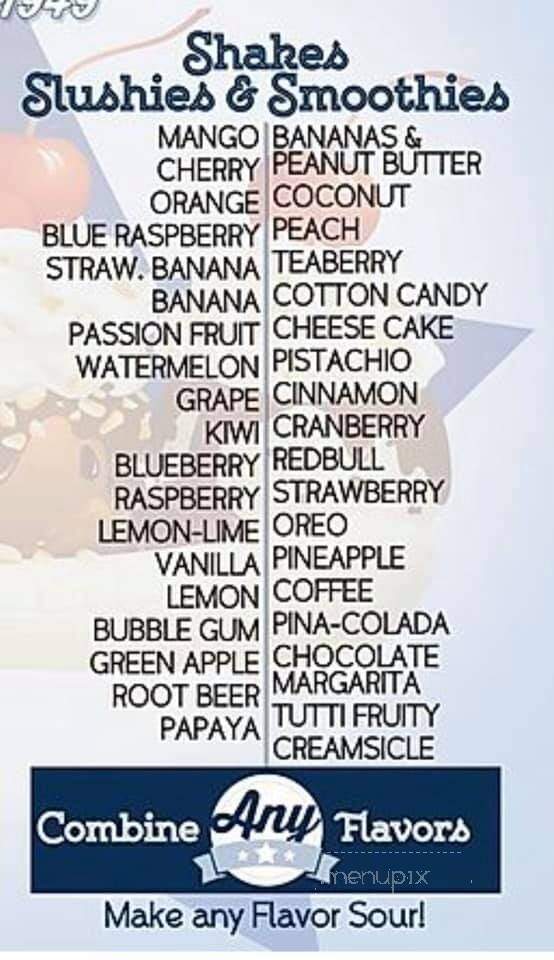 Big Star Drive-In - Stroudsburg, PA menu_pic