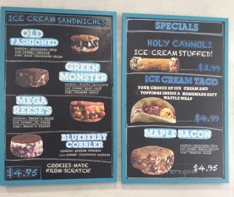 Holy Cow Ice Cream Cafe - Salem, MA menu_pic
