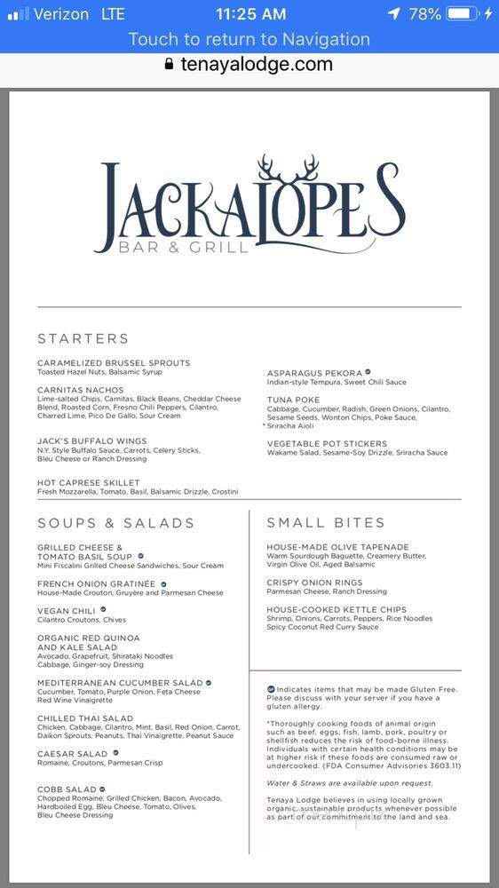 Jackalope's Bar and Grill - Fish Camp, CA