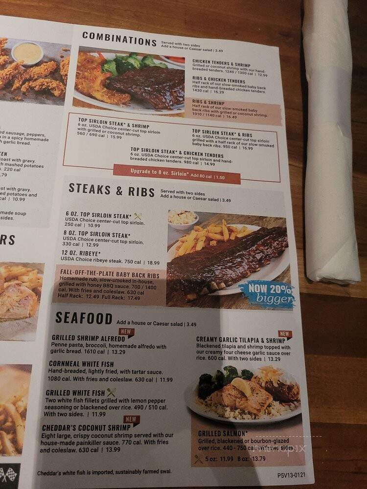 Cheddar's - Baytown, TX menu_pic