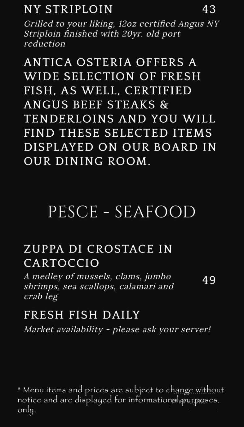 Antica Osteria Italian Eatery Limited - Brampton, ON