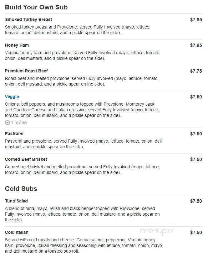 Lincoln's Landing - Swampscott, MA menu_pic