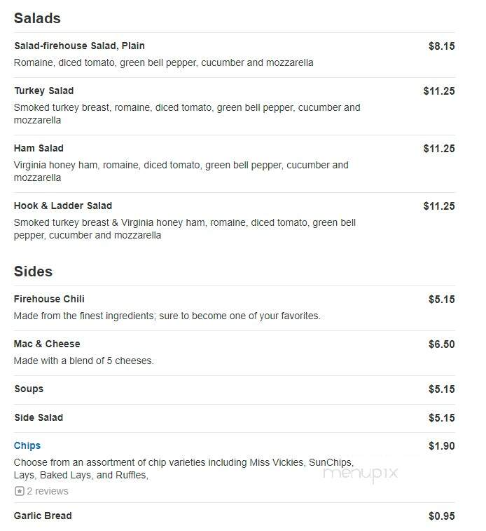 Lincoln's Landing - Swampscott, MA menu_pic